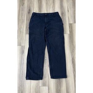 Carhartt B11-MDT Blue Pants Mens Sz 40x34 Carpenter Canvas Loose Original Fit